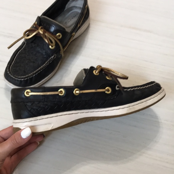 Sperry black loafer size 7 - Picture 4 of 9